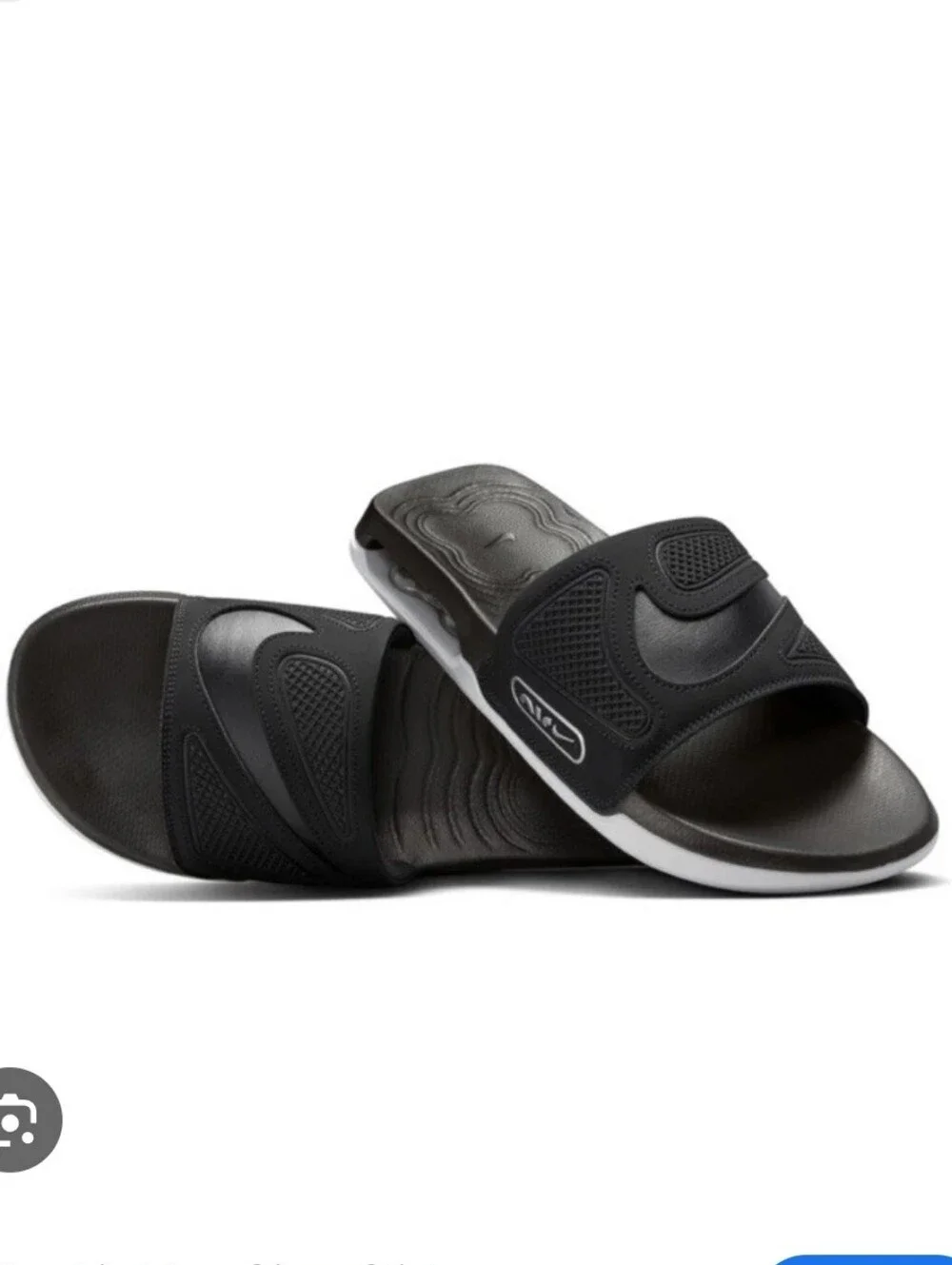 nike ♡ cirro slide sandals black mens 12 summer beach streetwear gorpcore dad